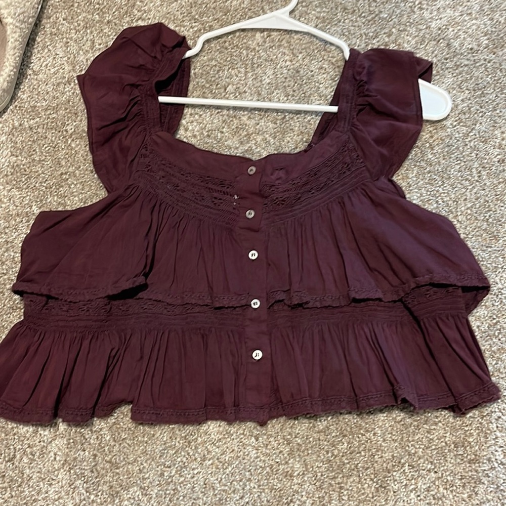 free people crop top never worn